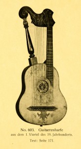 Guitarharp, first quarter of the 19th century